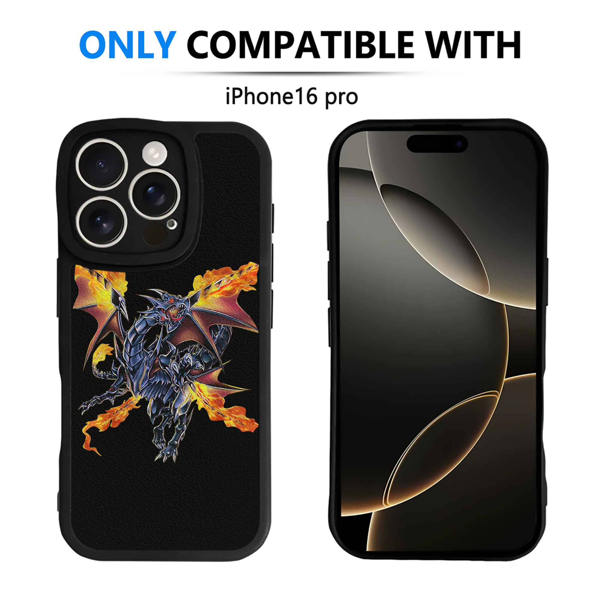 （画像用） 遊☆戯☆王 Yu-Gi-Oh! 【iPhone 16シリーズ対応】シリコンスマホケース（レザー調） 材質：シリコン